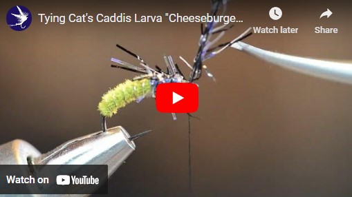 Tying Cat's Caddis Larva...The Green Cheeseburger